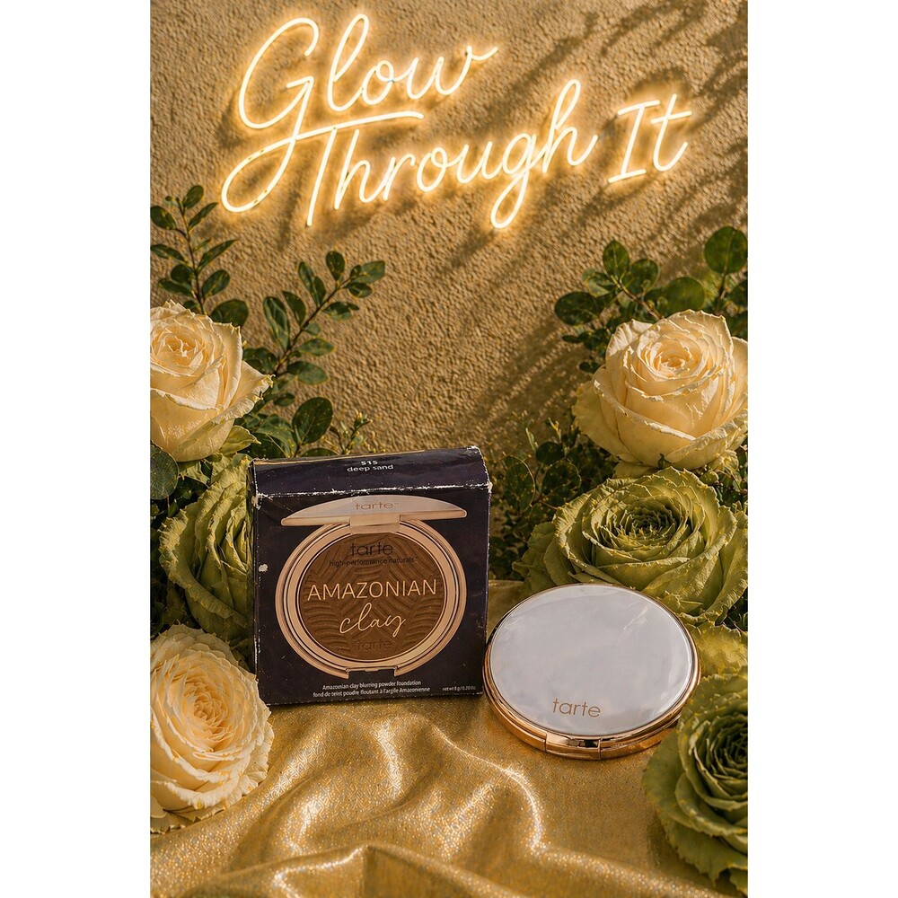 Tarte Amazonian Clay Blurring Powder Foundation – 0.28 oz / 8 g  – 51S Deep Sand